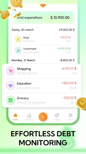Скриншот 4 — Money Tracker - Budget Keeper