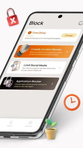Скриншот 2 — BlockerPro: Block Site & Apps
