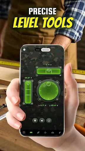 Скриншот 1 — Level Tool: Bubble Leveler Pro