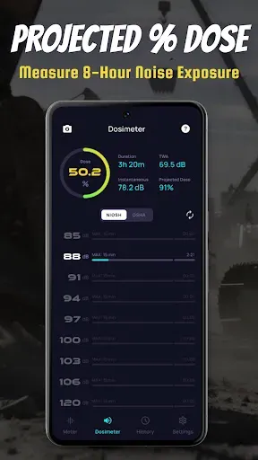 Скриншот 4 — Decibel Meter: dB Sound Meter