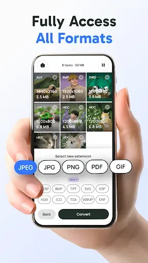 Скриншот 2 — Image Converter PNG JPG JPEG