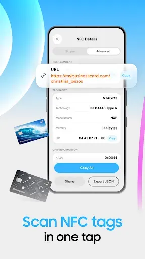 Скриншот 2 — NFC Pro: Tag Reader & Writer