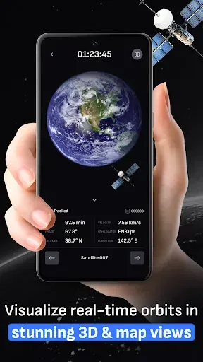 Скриншот 2 — Satellite Tracker ISS Live Map