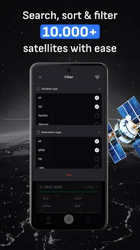 Скриншот 3 — Satellite Tracker ISS Live Map