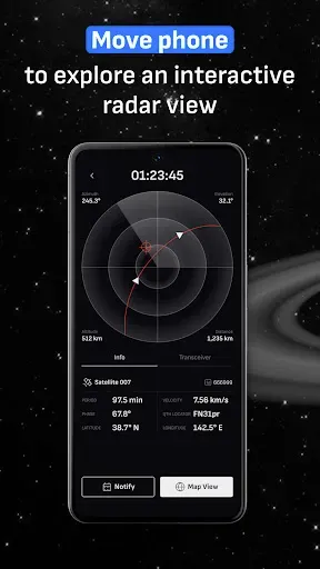 Скриншот 4 — Satellite Tracker ISS Live Map