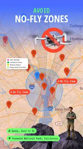 Скриншот 3 — Drone Forecast: Map & Weather