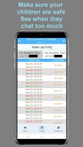 Скриншот 1 — Seenwa Online LastSeen Tracker