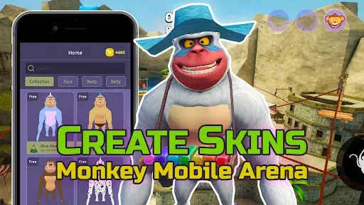 Скриншот 2 — Gorilla Skins for Monkey Arena