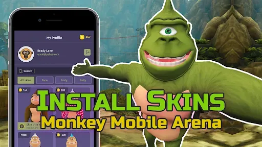 Скриншот 5 — Gorilla Skins for Monkey Arena