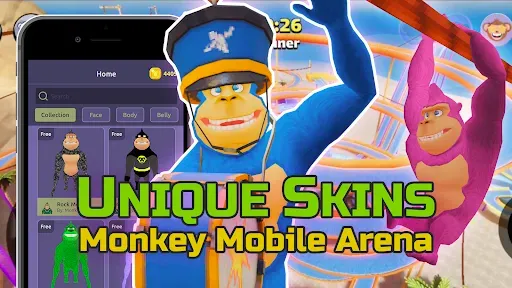 Скриншот 6 — Gorilla Skins for Monkey Arena