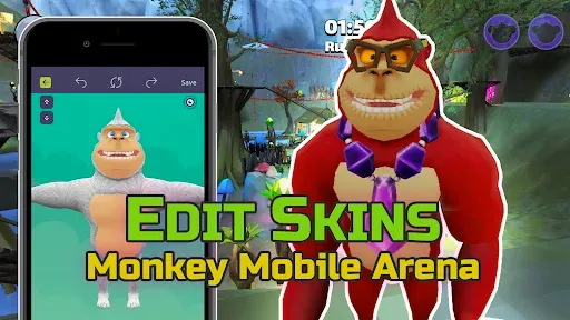 Скриншот 8 — Gorilla Skins for Monkey Arena