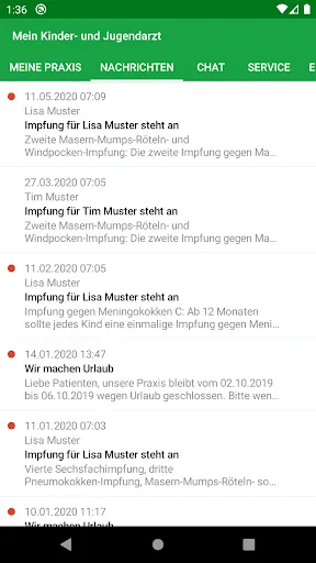 Скриншот 2 — Meine pädiatrische Praxis