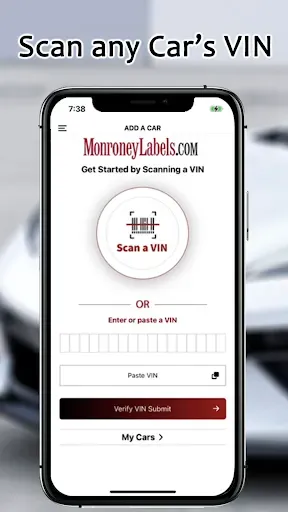 Скриншот 1 — Monroney Labels VIN Decoder
