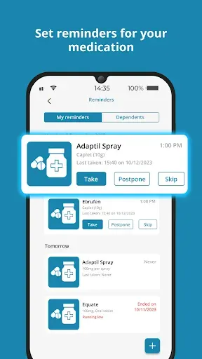 Скриншот 5 — Dosecast - Pill Reminder App