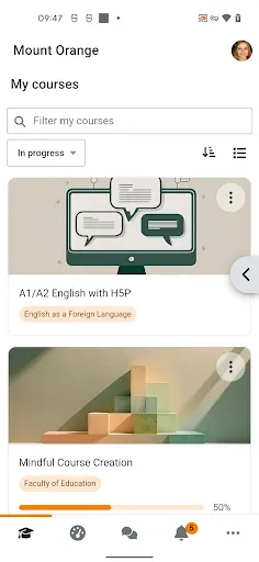 Скриншот 1 — Moodle