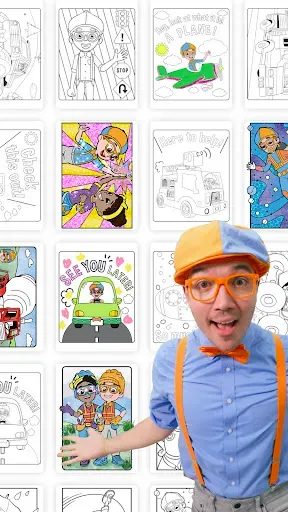 Скриншот 4 — Раскраски с Blippi и друзьями