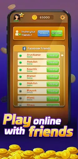 Скриншот 3 — Carrom Gold: Online Board Game