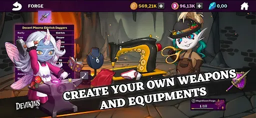 Скриншот 5 — Devikins: Epic NFT/Crypto Game