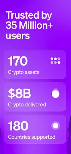 Скриншот 2 — MoonPay: Buy Crypto & Bitcoin