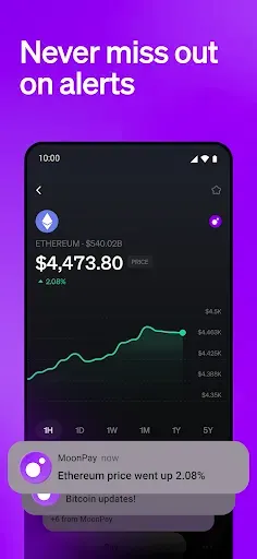 Скриншот 4 — MoonPay: Buy Crypto & Bitcoin