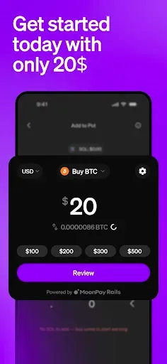 Скриншот 7 — MoonPay: Buy Crypto & Bitcoin