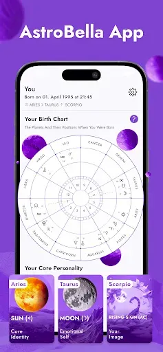 Скриншот 1 — AstroBella Astrology & Healing