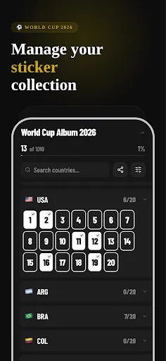 Скриншот 1 — Sticker Album 2026