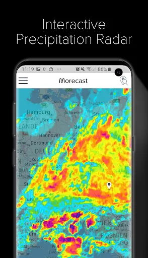 Скриншот 2 — Weather & Radar - Morecast