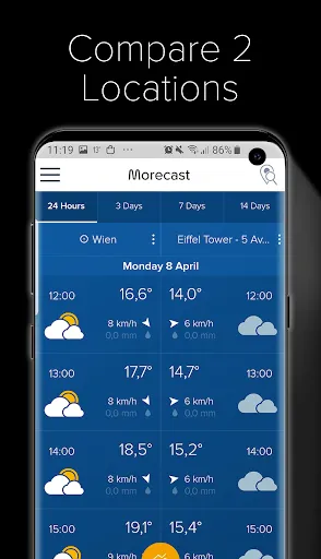 Скриншот 6 — Weather & Radar - Morecast