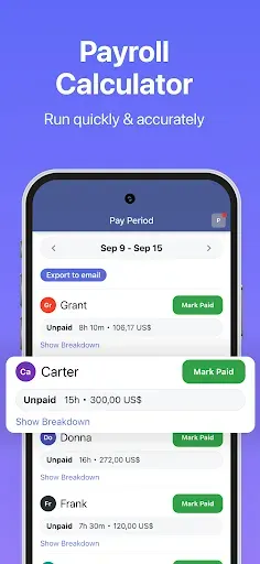 Скриншот 4 — Employee Link - Timesheets