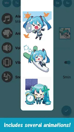 Скриншот 4 — Hatsune Miku - Voice Alarm