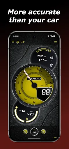 Скриншот 2 — Скорометр GPS