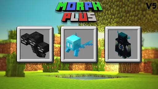 Скриншот 1 — Morph mod for minecraft