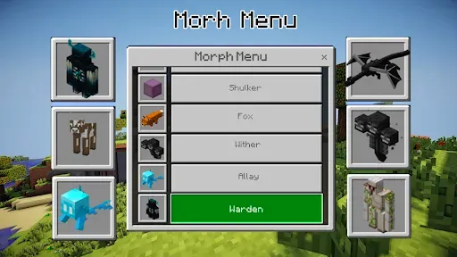 Скриншот 2 — Morph mod for minecraft