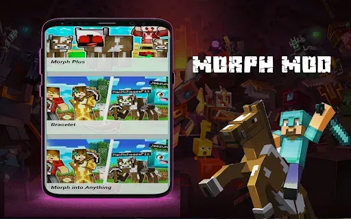 Скриншот 6 — Morph Mod Minecraft Skin MCPE