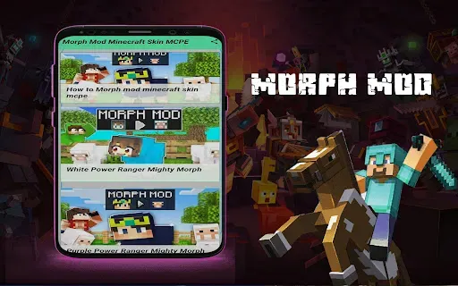 Скриншот 7 — Morph Mod Minecraft Skin MCPE