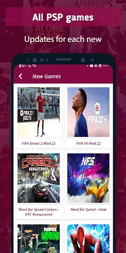 Скриншот 1 — psp games files downloader