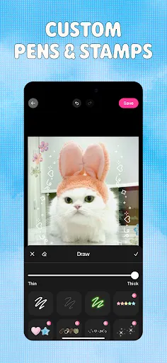 Скриншот 3 — Moshicam Photo Editor & Frames
