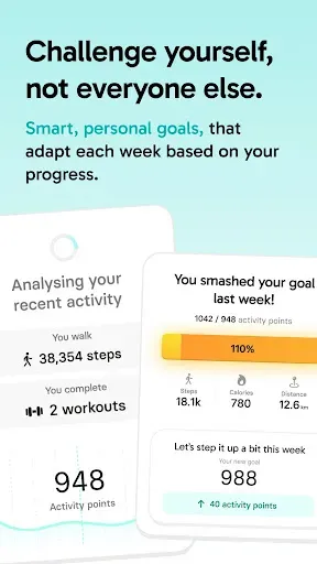 Скриншот 2 — Motion - Steps & Fitness Game