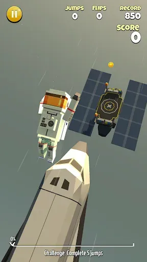 Скриншот 4 — Backflipper: Flip city & space