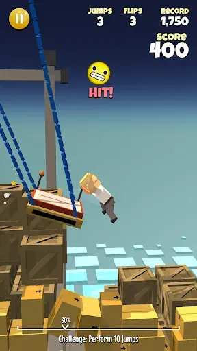 Скриншот 6 — Backflipper: Flip city & space