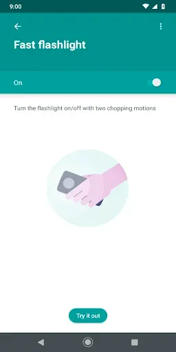 Скриншот 1 — Moto Actions