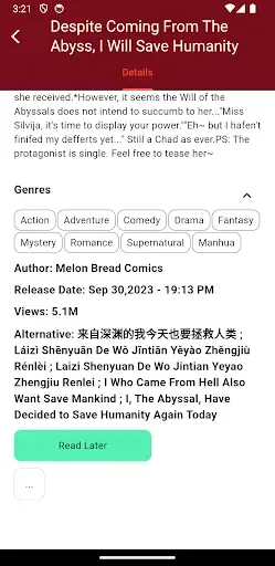 Скриншот 6 — MangaGo - Ultimate Manga App