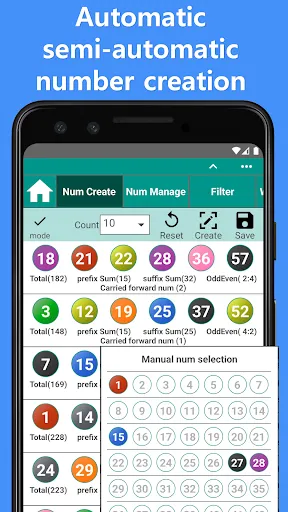 Скриншот 2 — MEGA-SENA Number Generator