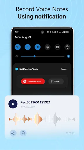Скриншот 6 — Notification Quick Tool Access