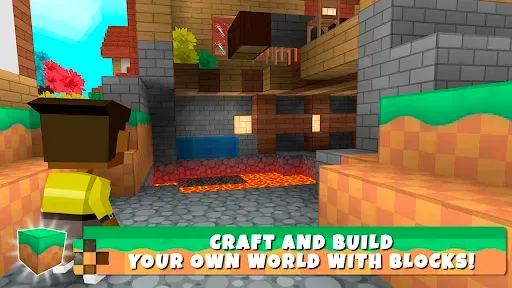 Скриншот 1 — Crafty Lands: Build & Explore