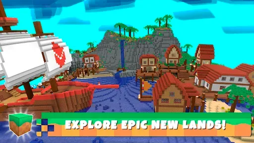 Скриншот 2 — Crafty Lands: Build & Explore