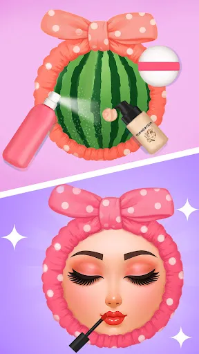 Скриншот 2 — Skincare ASMR: Relaxing Games