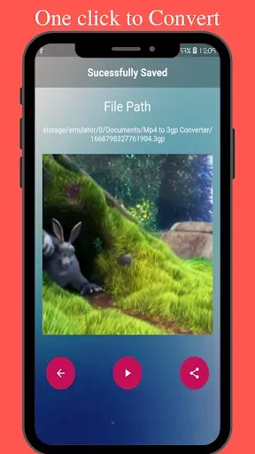Скриншот 3 — Mp4 to 3gp Converter