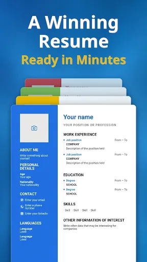 Скриншот 2 — Resume Builder & CV Maker